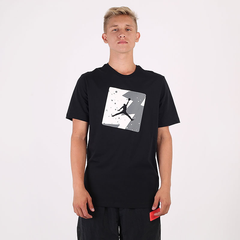 мужская черная футболка Jordan Poolside T-Shirt CJ6244-010 - цена, описание, фото 1
